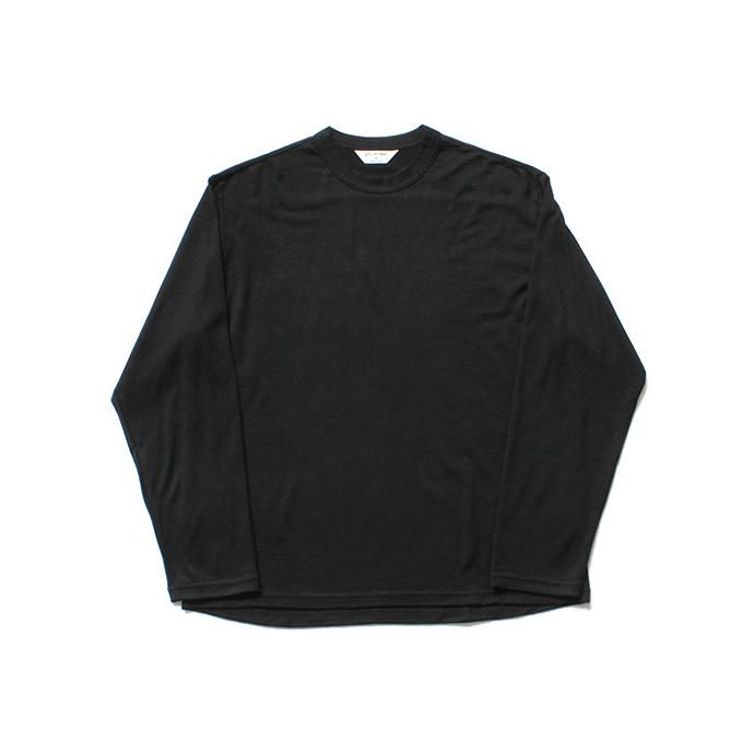136307700 STILL BY HAND / CS0284 ウォッシャブルウールカットソー - Black 02