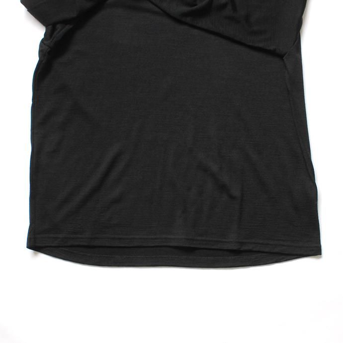136307700 STILL BY HAND / CS0284 ウォッシャブルウールカットソー - Black 02