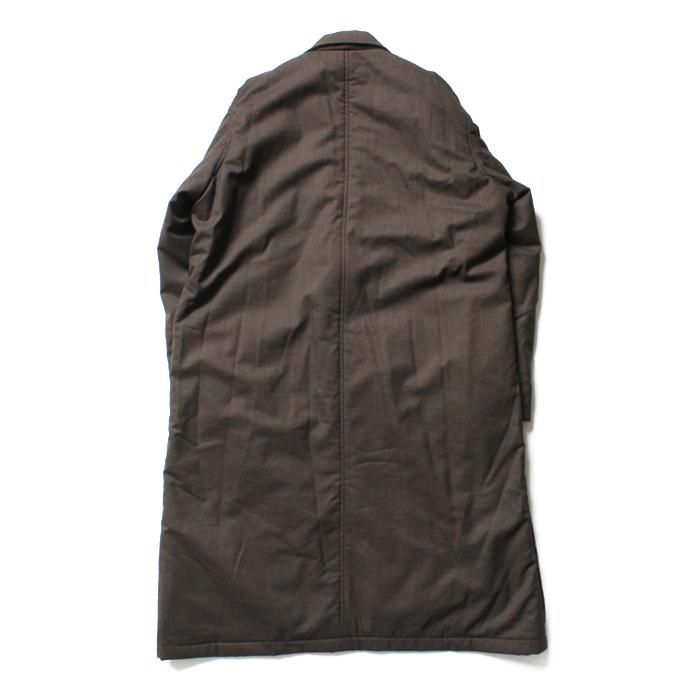 136327462 THEE(シー)/ WT-CO-02 padded gown coat 中綿入りガウンコート - Brown 02