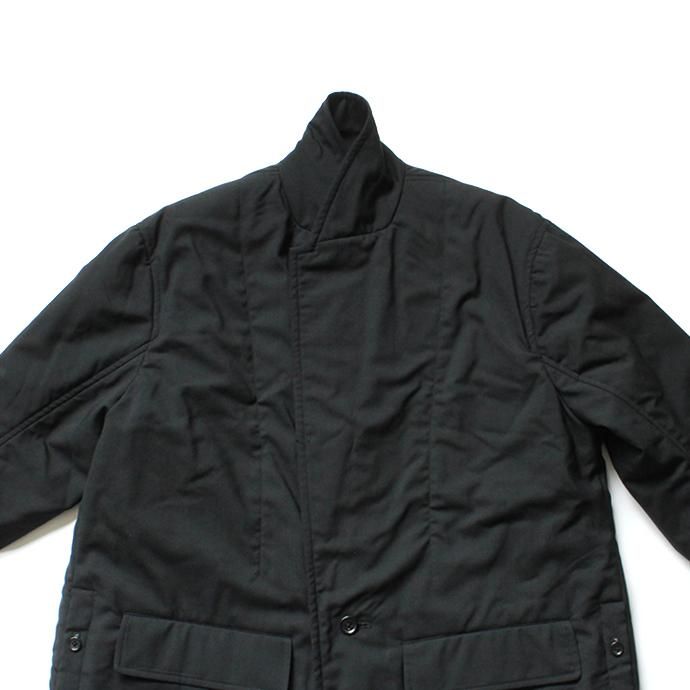 136327689 THEE(シー)/ WT-CO-02 padded gown coat 中綿入りガウンコート - Black 02
