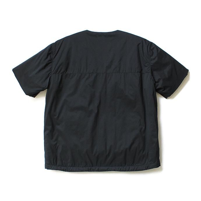 136404633 STILL BY HAND / BL0384 シンサレート中綿入り 半袖プルオーバー - Black 02