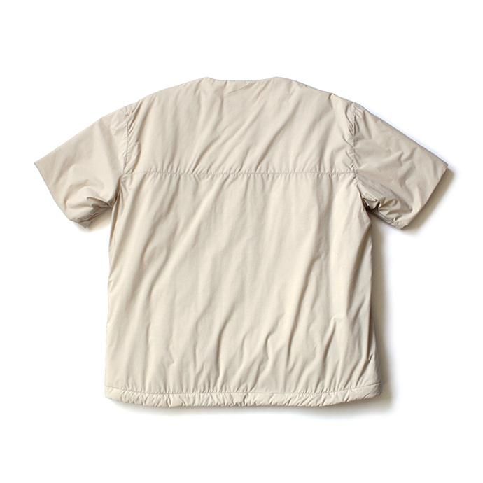 136404696 STILL BY HAND / BL0384 シンサレート中綿入り 半袖プルオーバー - Ecru 02