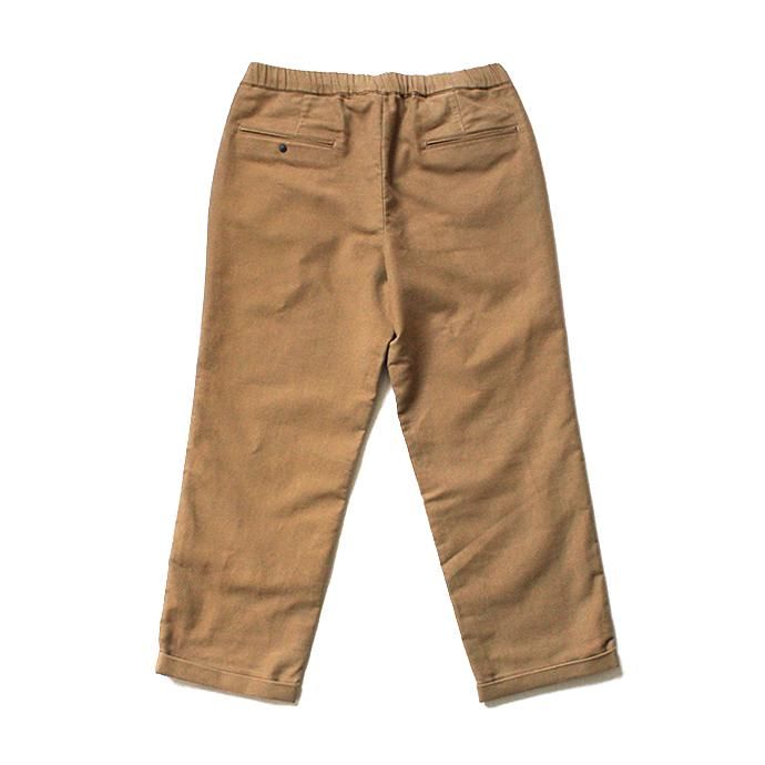 136494397 O-(オー)/ 19W-07 EASY TROUSERS moleskin イージートラウザーズ モールスキン - Brown 02