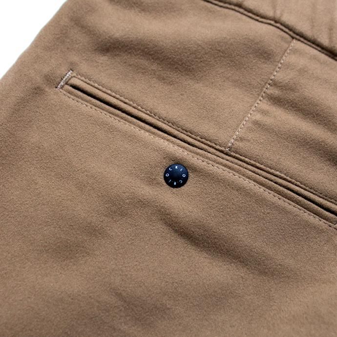 136494397 O-(オー)/ 19W-07 EASY TROUSERS moleskin イージートラウザーズ モールスキン - Brown 02