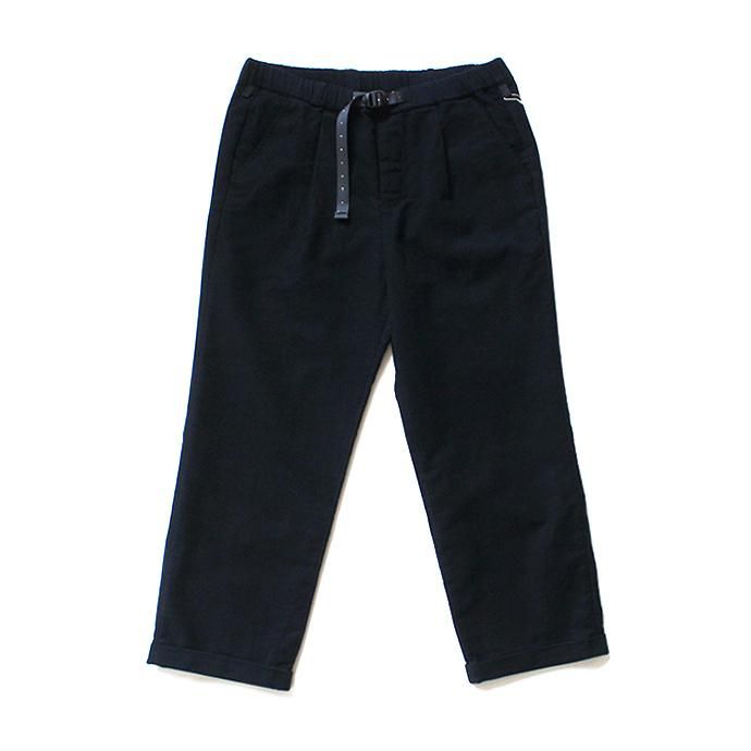 136494683 O-(オー)/ 19W-07 EASY TROUSERS moleskin イージートラウザーズ モールスキン - Black 01