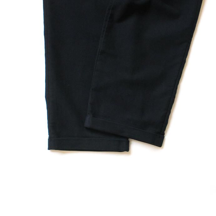 136494683 O-(オー)/ 19W-07 EASY TROUSERS moleskin イージートラウザーズ モールスキン - Black 02