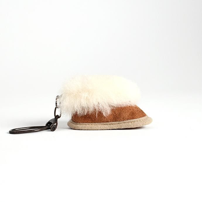 136551715 Glencroft / Sheepskin Slipper Keyring グレンクロフト シープスキンスリッパーキーリング 02