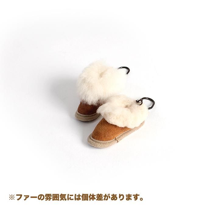 136551715 Glencroft / Sheepskin Slipper Keyring グレンクロフト シープスキンスリッパーキーリング 02