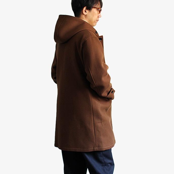 136904981 STILL BY HAND / CO0284 シンサレート中綿入り メルトンフーデッドコート - Green 02
