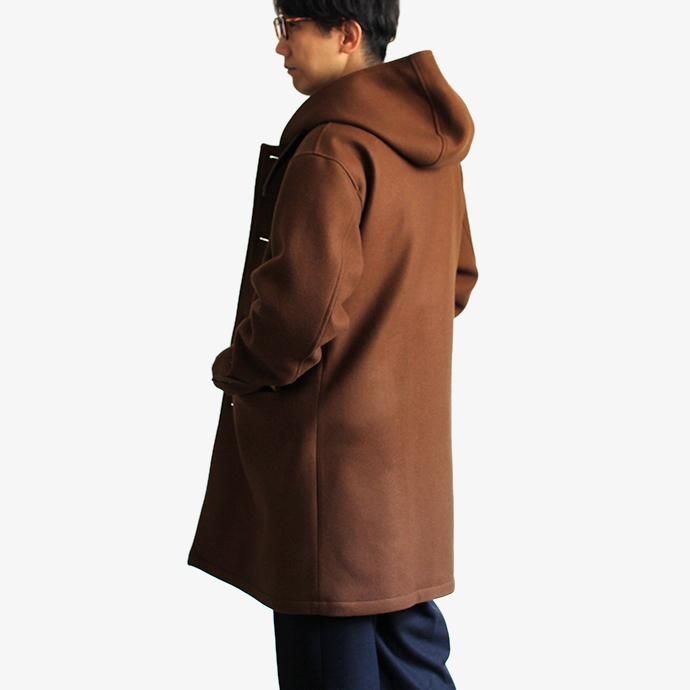 136904981 STILL BY HAND / CO0284 シンサレート中綿入り メルトンフーデッドコート - Green 02