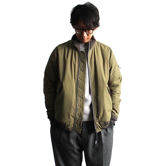 136945532 WISLOM / LUKA ダウンボマージャケット - ROBUST オリーブ 18-10204M<img class='new_mark_img2' src='//img.shop-pro.jp/img/new/icons47.gif' style='border:none;display:inline;margin:0px;padding:0px;width:auto;' /> 02