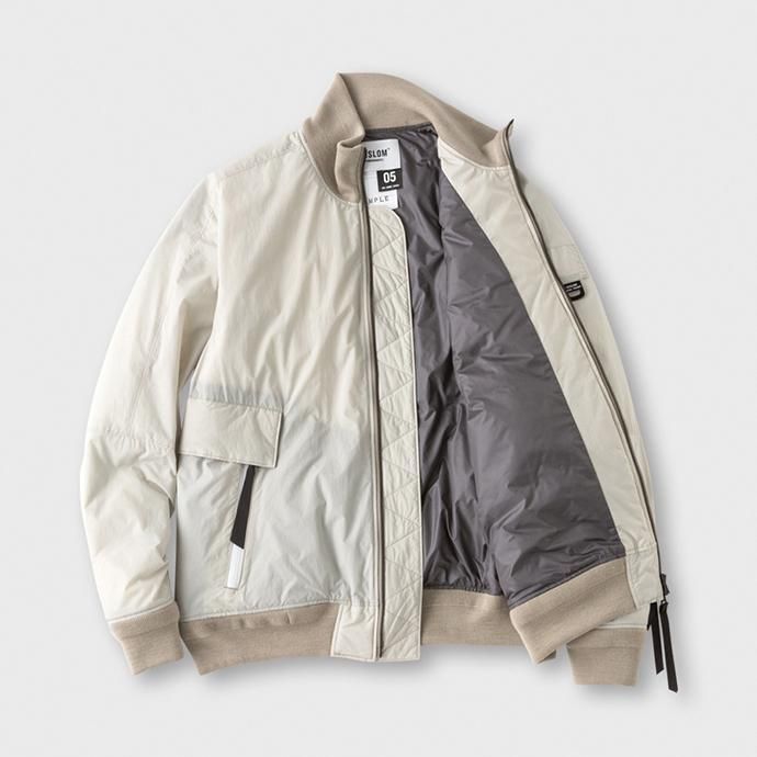 136945635 WISLOM / LUKA ダウンボマージャケット - RUGA ライトグレー 18-10202M<img class='new_mark_img2' src='//img.shop-pro.jp/img/new/icons47.gif' style='border:none;display:inline;margin:0px;padding:0px;width:auto;' /> 02