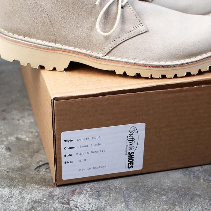 137148358 Suffolk Shoes / Desert Boots - Sand Suede デザートブーツ 02