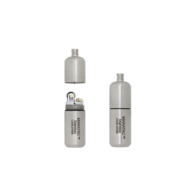 137250527 MARATAC / Stainless Peanut Lighter - L ステンレスピーナッツライター 01