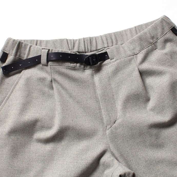 137338795 O-(オー)/ 19W-09 EASY TROUSERS イージートラウザーズ - Gray Herringbone 02
