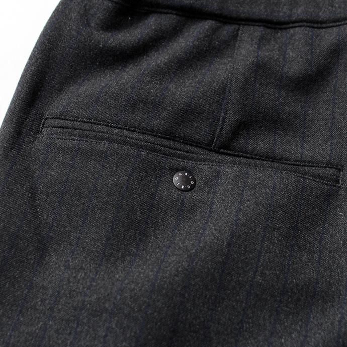 137338817 O-(オー)/ 19W-09 EASY TROUSERS イージートラウザーズ - Navy Stripe 02