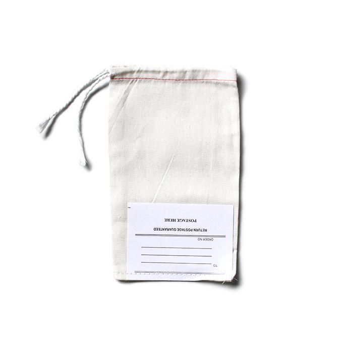137804026 ULINE / Cloth Mailing Bag with Tag - 5 x 8 クロスメーリングバッグ 01