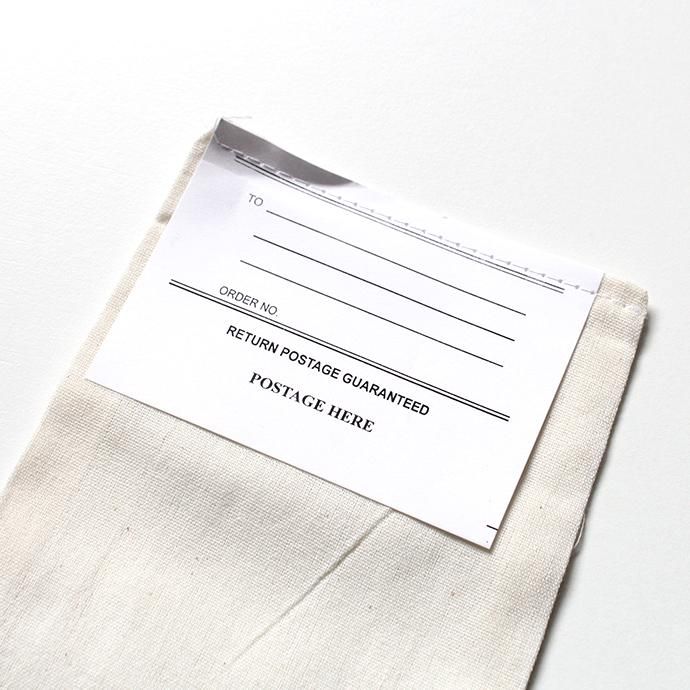 137804026 ULINE / Cloth Mailing Bag with Tag - 5 x 8 クロスメーリングバッグ 02