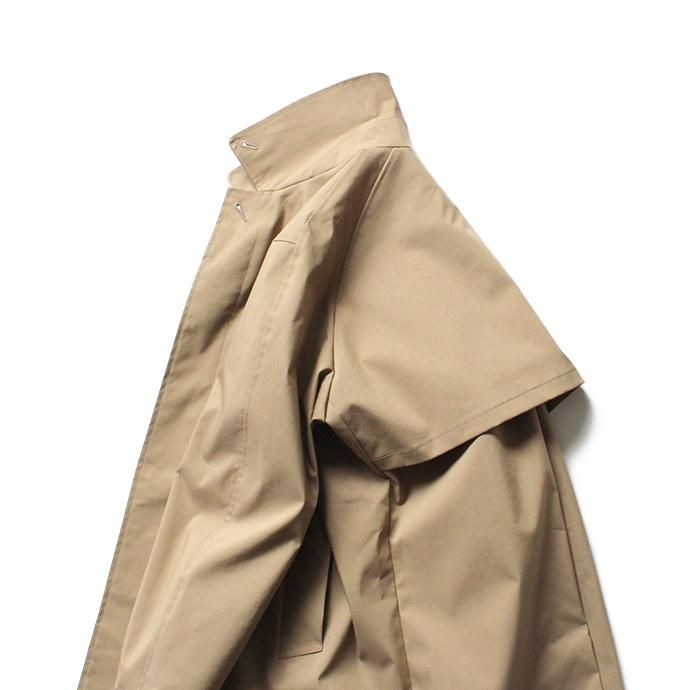 138567073 STILL BY HAND / CO0384 ボンディング素材 ステンカラーコート - Beige 02
