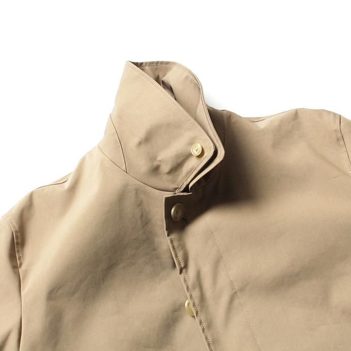 138567073 STILL BY HAND / CO0384 ボンディング素材 ステンカラーコート - Beige 02