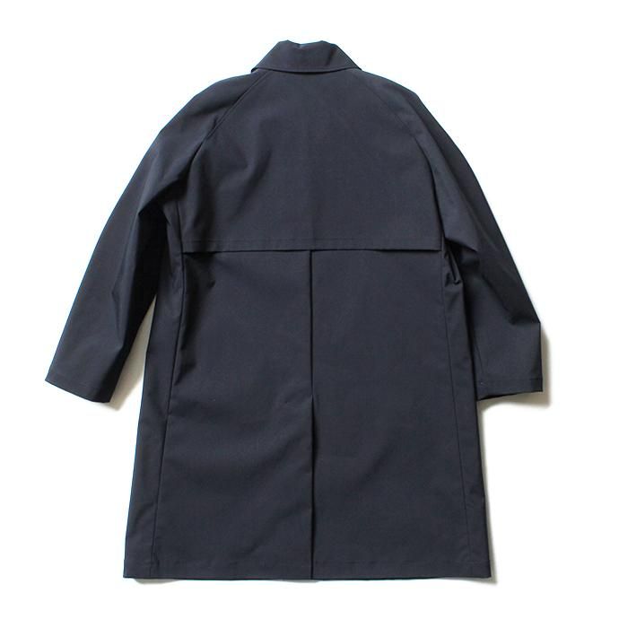 138567159 STILL BY HAND / CO0384 ボンディング素材 ステンカラーコート - Navy 02