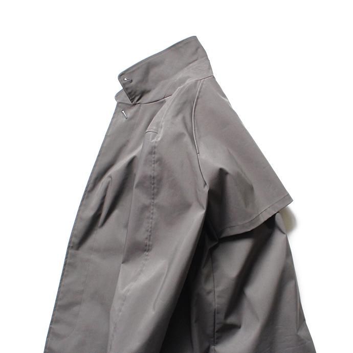 138568829 STILL BY HAND / CO0384 ボンディング素材 ステンカラーコート - Grey 02