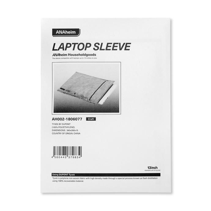 139102755 Anaheim Laptop Sleeve 13inch - White アナハイム ラップトップ スリーブ - 13インチ ホワイト 02