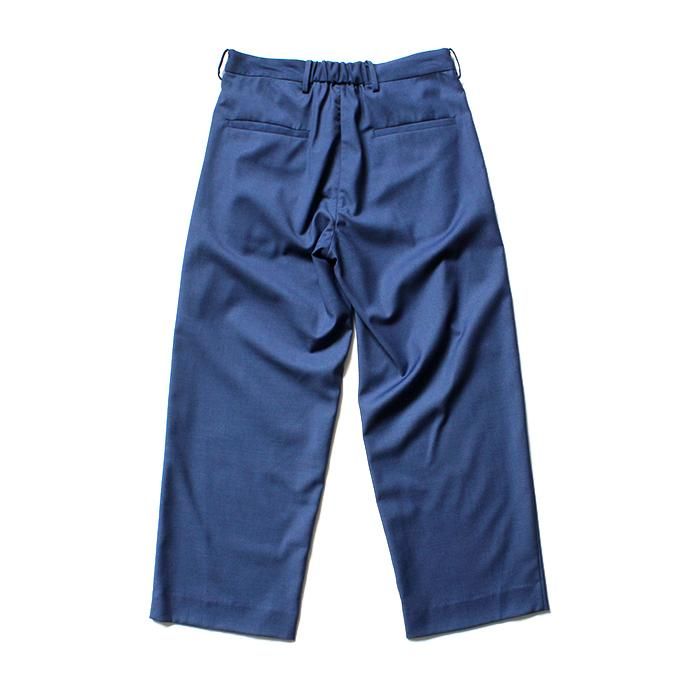 139490167 THEE(シー)/ 2 tuck wide. TR-PT-01 ツータックワイドスラックス - BLUE 02