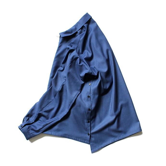 139490364 THEE(シー)/ side slit swing top. TR-BL-01 サイドスリットスイングトップ - BLUE 02