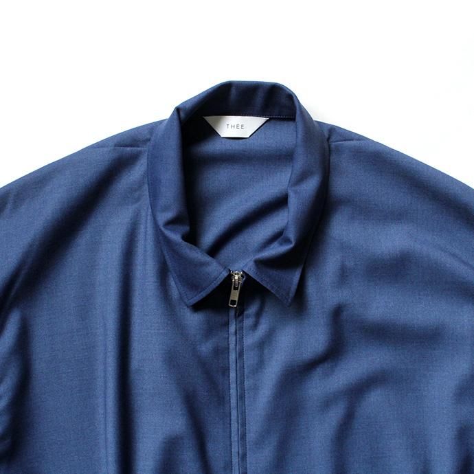 139490364 THEE(シー)/ side slit swing top. TR-BL-01 サイドスリットスイングトップ - BLUE 02
