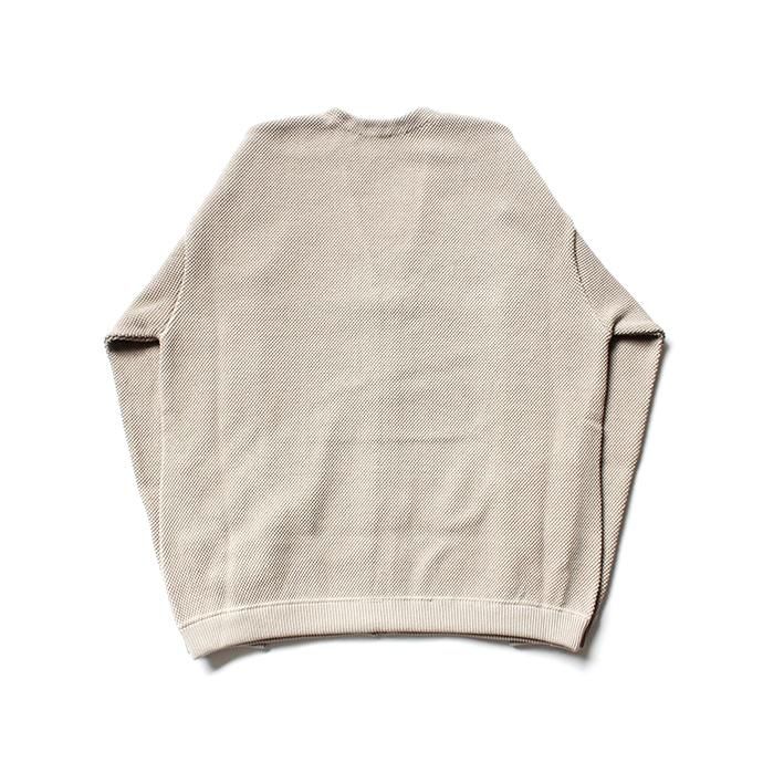 139876088 crepuscule / moss stitch cardigan 1901-002 Beige 鹿の子編みカーディガン ベージュ 02