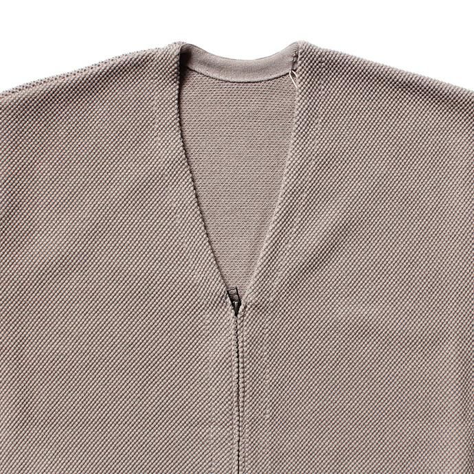 139876184 crepuscule / moss stitch cardigan 1901-002 Graybeige 鹿の子編みカーディガン グレーベージュ 02