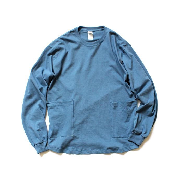 140736006 IKEDR / MEDFORD 長袖カットソー - Indigo Blue 01