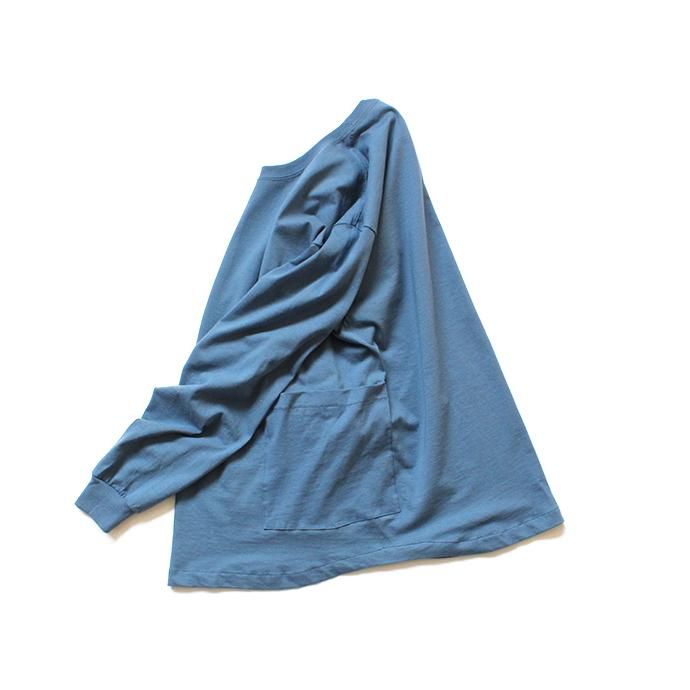140736006 IKEDR / MEDFORD 長袖カットソー - Indigo Blue 02