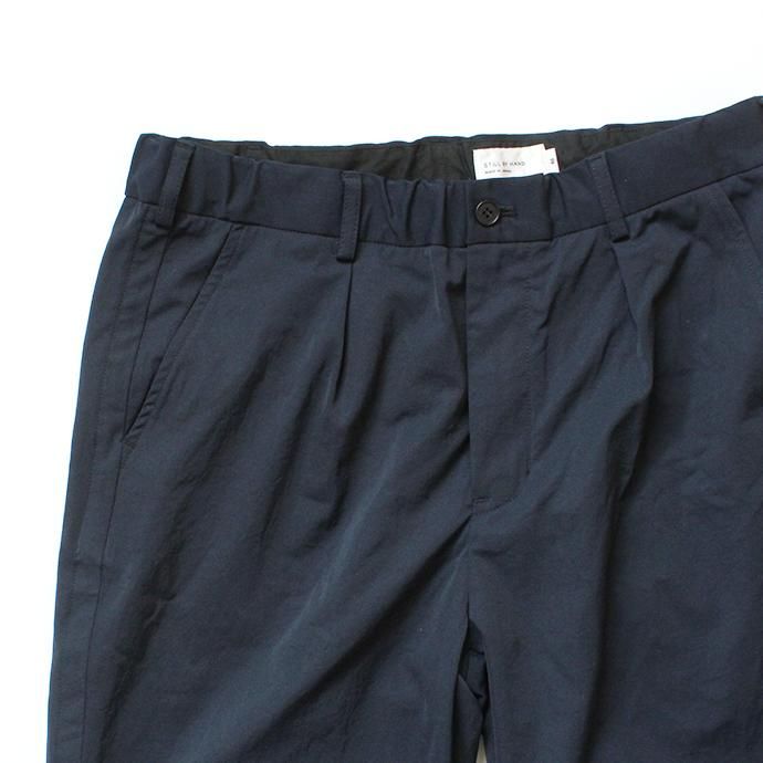 140786297 STILL BY HAND / PT0191 リラックス素材 イージースラックス - Navy 02