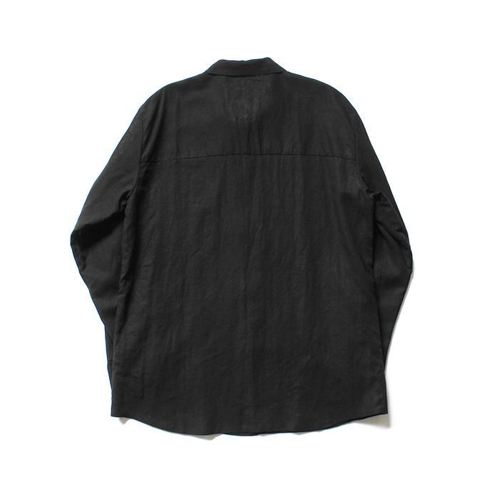 141045694 STILL BY HAND / SH0291 レイヤード シャツジャケット - Black 02