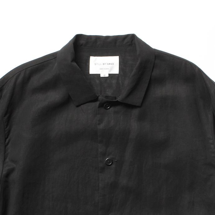 141045694 STILL BY HAND / SH0291 レイヤード シャツジャケット - Black 02