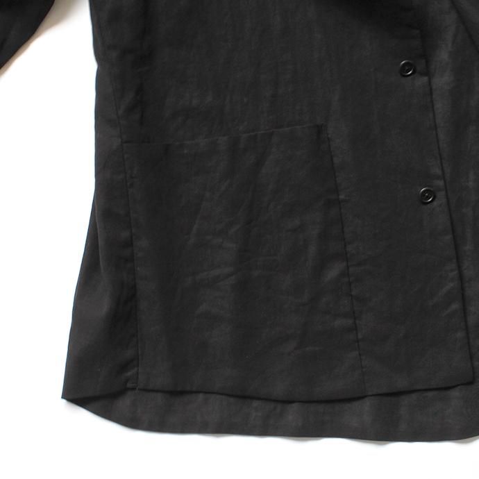 141045694 STILL BY HAND / SH0291 レイヤード シャツジャケット - Black 02