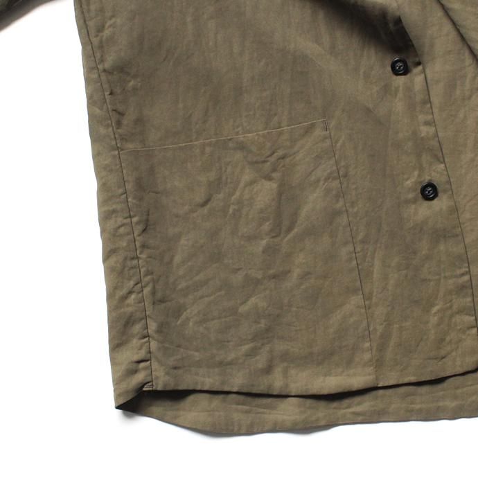 141045778 STILL BY HAND / SH0291 レイヤード シャツジャケット - Olive 02