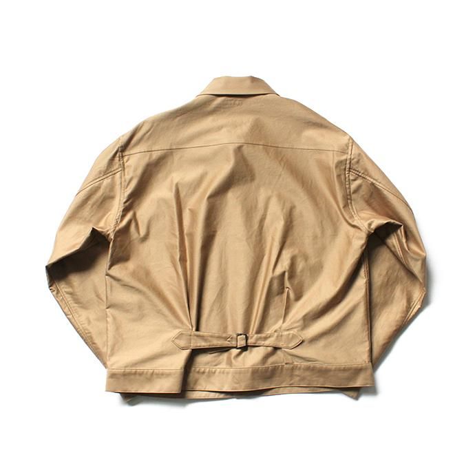 141065573 blurhms / Light Reversed Satin Short Jacket BHS-19SS016 - Beige 02