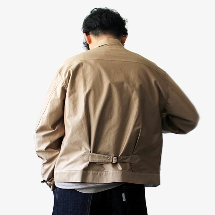 141065573 blurhms / Light Reversed Satin Short Jacket BHS-19SS016 - Beige 02