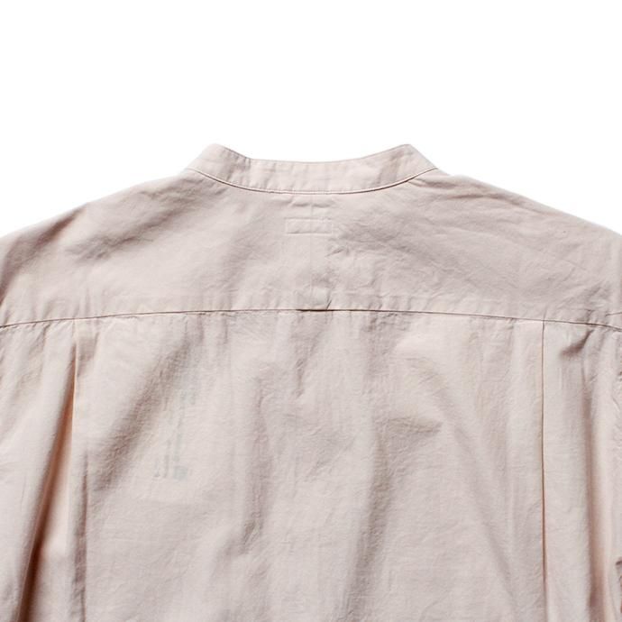 141065728 blurhms / Polish Chambray Band Collar Shirt L/S BHS-19SS019 - Light Pink 02