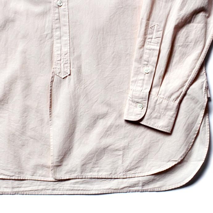 141065728 blurhms / Polish Chambray Band Collar Shirt L/S BHS-19SS019 - Light Pink 02