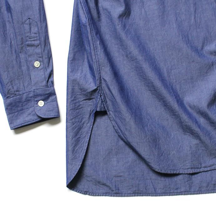 141065801 blurhms / Polish Chambray Band Collar Shirt L/S BHS-19SS019 - CHM-Navy<img class='new_mark_img2' src='//img.shop-pro.jp/img/new/icons47.gif' style='border:none;display:inline;margin:0px;padding:0px;width:auto;' /> 02