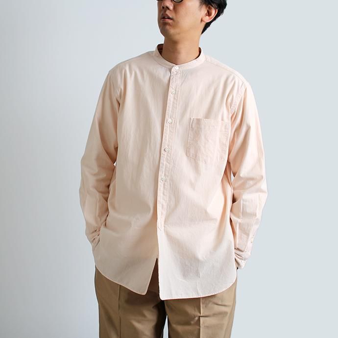 141065801 blurhms / Polish Chambray Band Collar Shirt L/S BHS-19SS019 - CHM-Navy<img class='new_mark_img2' src='//img.shop-pro.jp/img/new/icons47.gif' style='border:none;display:inline;margin:0px;padding:0px;width:auto;' /> 02