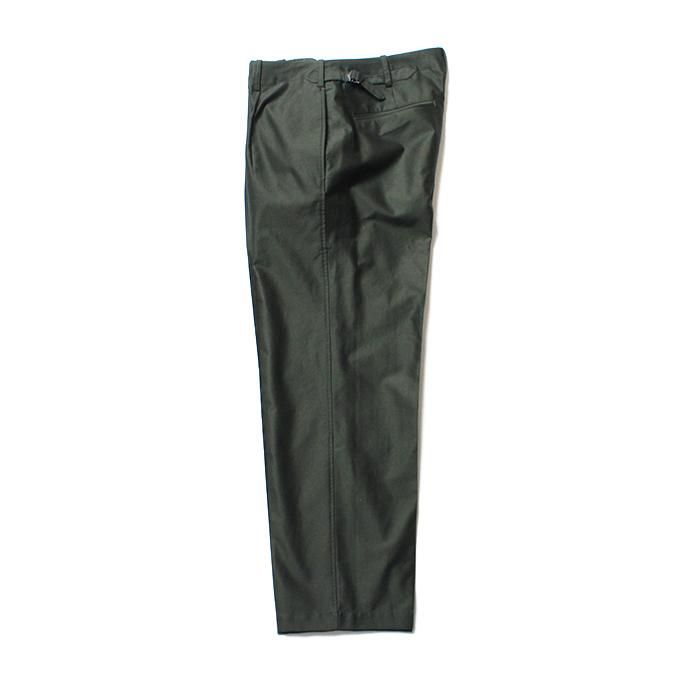 141066088 blurhms / Light Reversed Satin Slacks BHS-19SS015 - Deep Olive 02