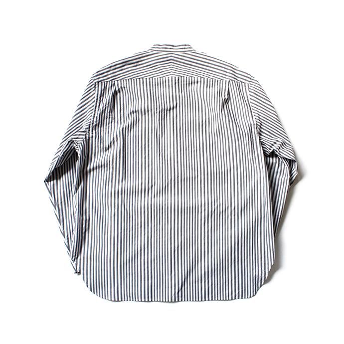 141304978 STILL BY HAND / SH0691 プルオーバーシャツ - Grey Stripe 02