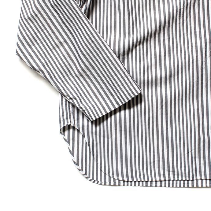 141304978 STILL BY HAND / SH0691 プルオーバーシャツ - Grey Stripe 02