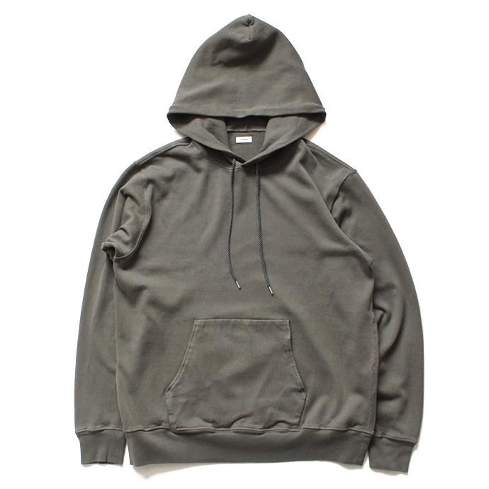 141334379 blurhms / Super Mild Bulky Jersey Hoodie P/O BHS-19SS026 - Ash Olive 02