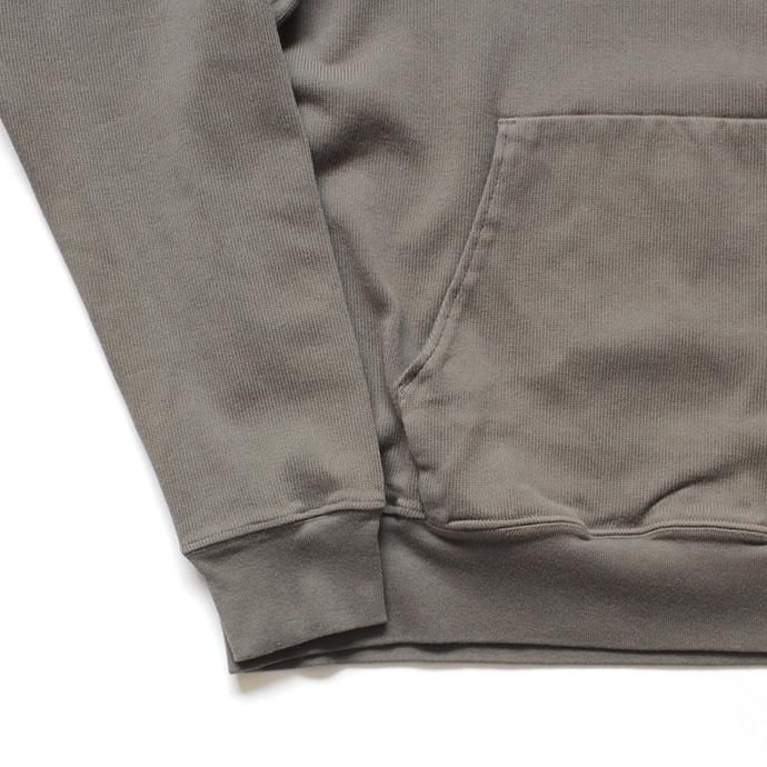 141334379 blurhms / Super Mild Bulky Jersey Hoodie P/O BHS-19SS026 - Ash Olive 02